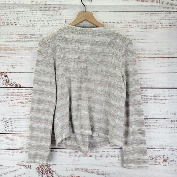 Anthropolgie Dolan Left Coast Womens Size M Leightweight Sweater Jacket Zip Gray - Picture 6 of 10